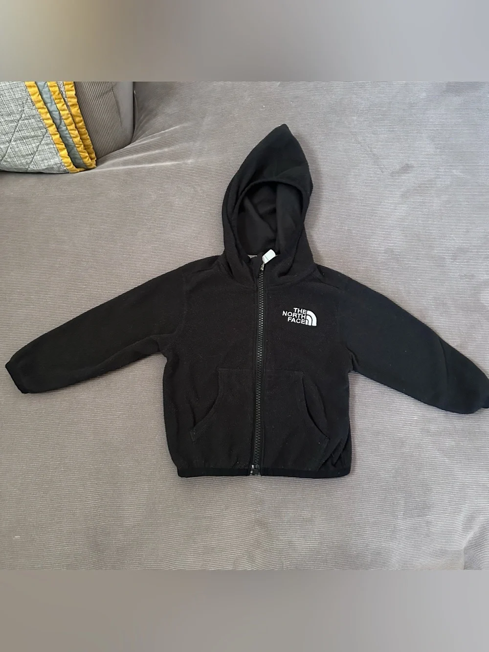 The North Face Polartec Black Infant Fleece with Hood Size 6-12 Months
